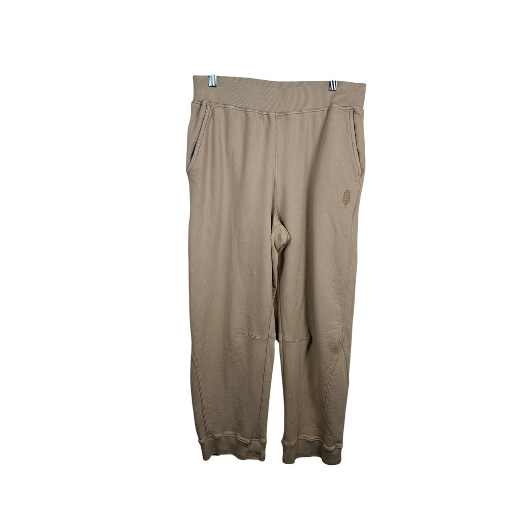 FP Movement x Hatch Sweatpants Women Medium Tan Excellent Cropped Joggers